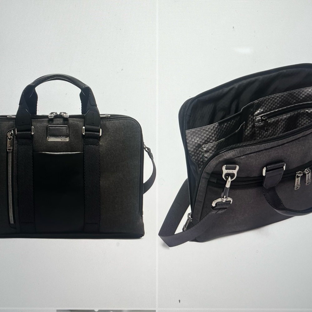 Tumi Alpha Bravo Aviano Slim Briefcase View 4
